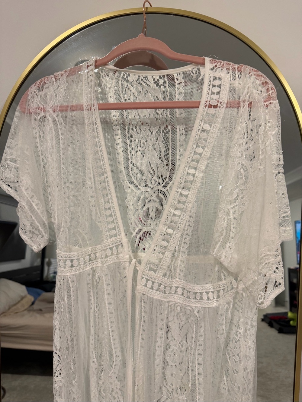 White Lace Kimono